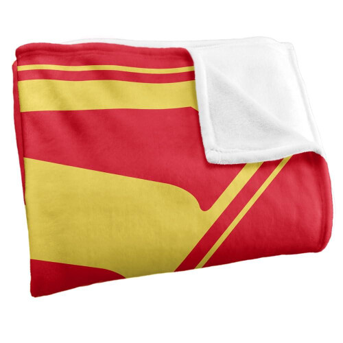 Superman (147cm x 91cm, Gold) Superman Shield Blanket 1