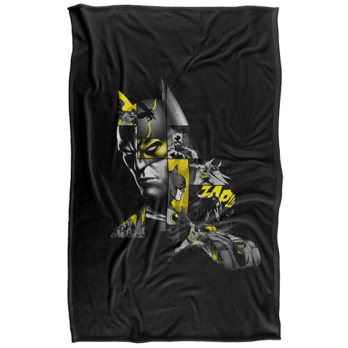 Batman (147cm x 91cm, Multicoloured) Batman Panel Blanket 1