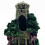 Aquariumtempelornament, grotschuilplaats van polyhars 7