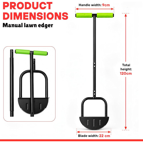 Lawn Edging Tool 115 cm Long Handled Edging Tools 1