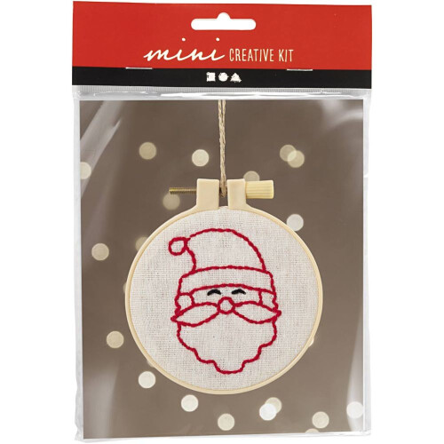 Mini Embroidery Kit - Santa Claus 1
