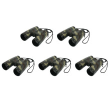 5pcs 4X 31mm Lens Camouflage Pattern Binocular Telescope for Child + Neck Strap