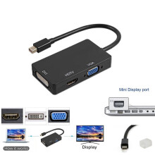 6X Display Port for to HDTV VGA DVI Adapter for Pro Air