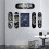 18 Pack Skateboard Floating Deck Display Wall Mount Rack Holder Hanger Fit Home Storage Display 2