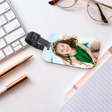 30PCS Sublimation Blank Luggage Tags White Blank Travel Bag Baggage Tags with Strap Double Sided Suitcase Label Tag