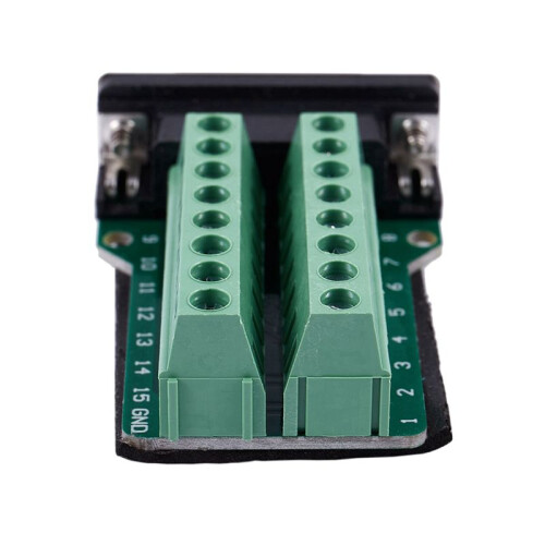 3X DB15 D-SUB VGA 15pin Female Adapter Jack Terminal Breakout PCB Board 2