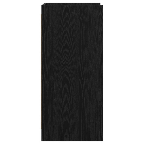 VidaXL vidaXL Sideboard Black Oak 40 x 36 x 80 cm Engineered Wood 2