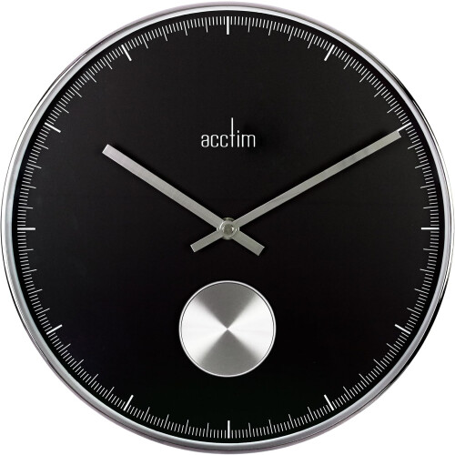 Acctim Stanmore Chrome Pendulum Wall Clock