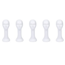 5X Long Neck Female Foam Model Glasses Hair Wig Mannequin Hat Stand
