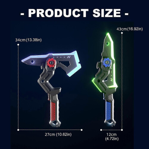 LED Swords Axes με δυναμικό εφέ ομίχλης και διπλή λειτουργία μετασχηματισμού 2