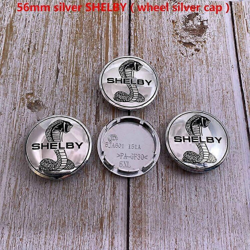 4 τεμάχια 56 χιλ. Cobra SHELBY λογότυπο αυτοκινήτου, καπάκι κέντρου τροχού, ε 2