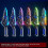 LED Swords Axes με δυναμικό εφέ ομίχλης και διπλή λειτουργία μετασχηματισμού 4