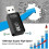 Προσαρμογέας USB Wifi Προσαρμογέας USB Wifi 5Ghz Προσαρμογέας Wifi AC1300Mbps Προσαρμογ 4