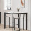 VidaXL vidaXL Bar Table White 110 x 110 x 105 cm Solid Pine Wood 1