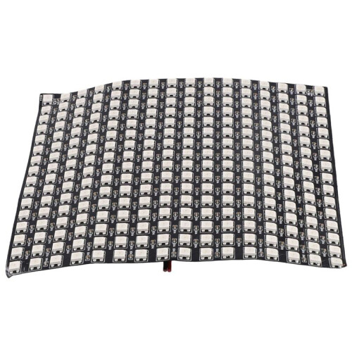 2X WS2812 RGB LED Matrix Panel Individually Addressable Flexible for Video Display, DC5V (16x16) 1