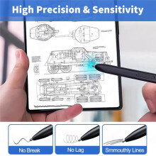 Bytbar Stylus Spets för Tab S7/S8/S9+ S23 Note20 Touch Stylus S Pen Spets med Klämma