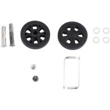 60x13mm Set of 8 Luggage Wheel Suitcase Replacement Wheels,Luggage Suitcase PU Swivel Caster Wheels Bearings Repair KitA