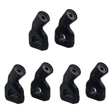 6X Motorcycle Handlebar Riser Clamp Spacer Handlebar Lift for Bonneville T100 T120 Bobber Black 2016-2019