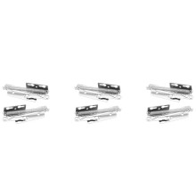 6X 80 Degree Sprung Hinges Cabinet Door Lift Stay Flap Top Support Cupboard Kitchen