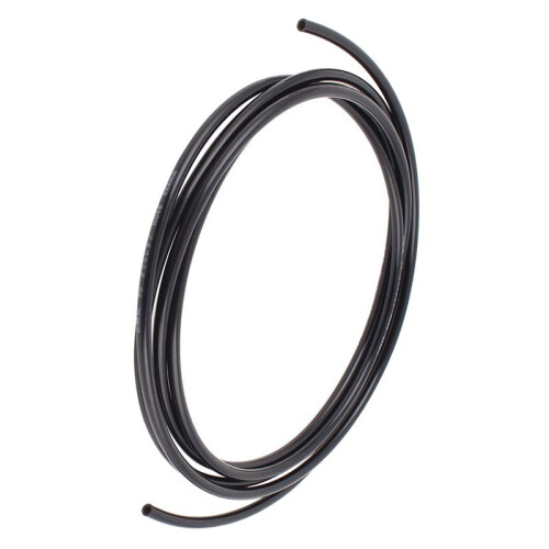 4pcs 6mm x 4mm Pneumatic Air Compressor PU Hose Pipe 3 Meters Black 1
