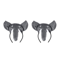 2X 3D Elephant Headband Animal Farm Adult Children Costume Mask Masks