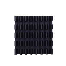 40 Pcs Black Aluminum Cooler Radiator Heat Sink Heatsink 20mm x 20mm x 10mm