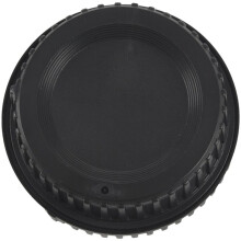 3X Black Plastic Camera Body Cover + Rear Lens Cap for  Digital SLR