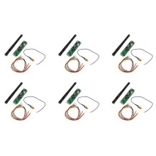 6X DMX512 2.4G LED Wireless Light Module LEDs PCB Transmitter Receiver with Controller Antenna