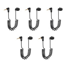 5Stück 3,5-mm-Federkopfhörer Einseitige Kopfhörer Ohrhörer Kabelgebundenes Headset für Handy-MP3-Computer