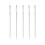 60Pcs 5.2 cm Large-Eye Stitching Needles Hand Sewing Needles for Leather Projects with Clear Bottle 5