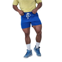 Heren Korte Sweatshorts, Sportshorts voor Heren, Gymshorts met Zakken Blauw XXXL