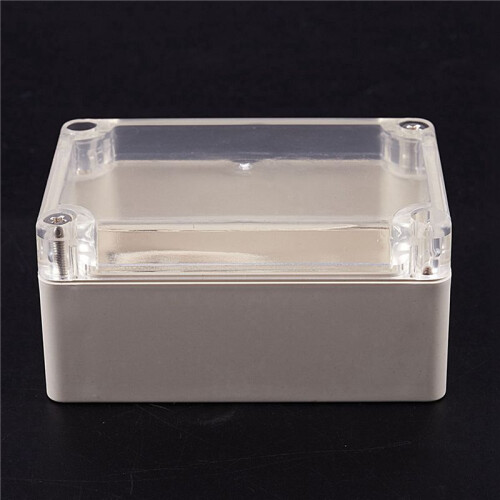 4X Clear Cover Plastic Electronic Project Junction Box 100 X 68 X 50mm 1