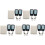 12V 4 Channel 200M Wireless RF Remote Control  10 Transmitter + Receiver 2