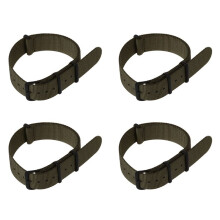 4st 20 mm Legergroen Nylon Buitensport Horlogeband Past op WEEKENDER WB2034