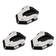 3X Placa de Soporte de la Almohadilla de ExtensióN del Pie Lateral del Pie de la Motocicleta para  Z400 Z650 Z900  250/300 650 Er-6N
