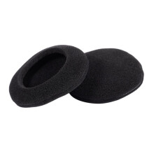 Foam Pad Ear Pad Cover for Headphone (Black, 50mm, Packet of 6 Pcs)