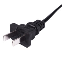 2X US Plug 1.8M Power Cord /Off Button AC110V 3A AC250V 6A Black