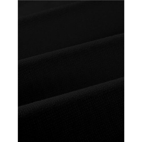 Herren-Strickpullover mit Stehkragen und Kurzen Ärmeln, Lässiger Slim-Fit-Pullover Schwarz M 2