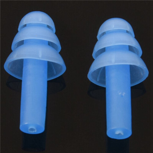 4 Pair Swimming Dive Flexible Silicone Ear Plugs Earplug 2
