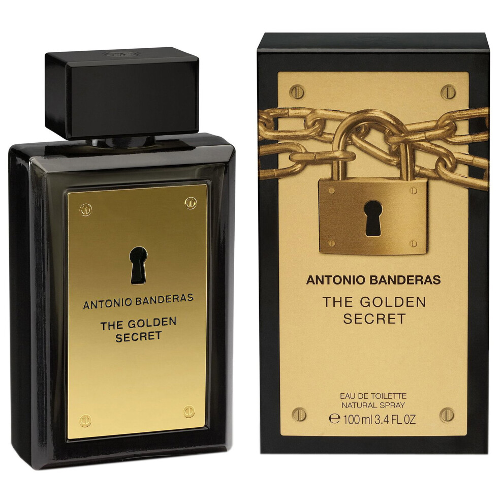 Antonio Banderas Golden Secret Eau De Toilette For Men 100 Ml