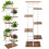 Support à plantes en métal à 7 niveaux, style loft, 120 cm 2