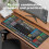 English Mouse Pad Excel Text Editor Cheat Sheet Shortcut Mousepad for Programing Non-Slip Desk Mat 40x90x0.3CM 7