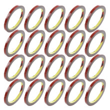 20X Strong Permanent Double Sided Super Sticky Foam Tape Roll for Vehicle Car, Red 8MM x