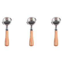 3 Pcs 58MM Stainless Steel Coffee Machine Bottomless Portafilter for Nuova Coffee Machine Professional Accessory