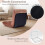 Adjustable Floor Chair, 14-Position, Flannel, Beige 8