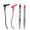 2 Pair Digital Multimeter 1000V 20A Universal Test Lead Cable Probe Red+Black 4