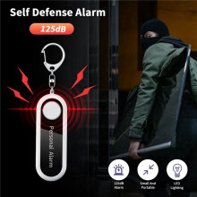 2X Personal Alarm Self Defense Alarm 125DB Personal Defenses Siren for Child Women Security Portable Alarm Keychain