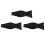3X Tuxedo Tie Satin Bow Tie for Men - Black 1
