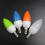 2X E14 LED Color Candle Tip Bulb, Color Candle Light,Red 6