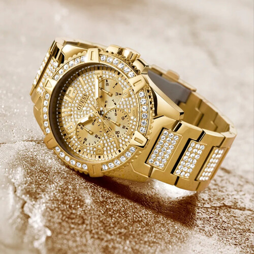 Guess Guess W0799G2 Frontier Quartz Gold Dial Men's Watch